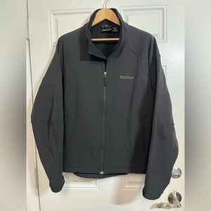Marmot Men’s Black Softshell Jacket Size XL Outdoor Hiking Windproof